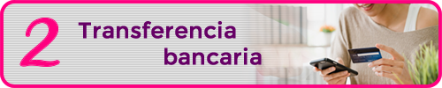 Pago por Transferencia bancaria